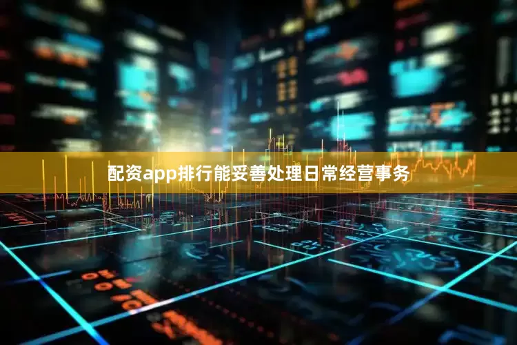 配资app排行能妥善处理日常经营事务