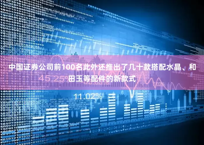 中国证券公司前100名此外还推出了几十款搭配水晶、和田玉等配件的新款式