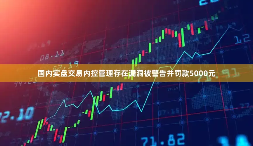 国内实盘交易内控管理存在漏洞被警告并罚款5000元